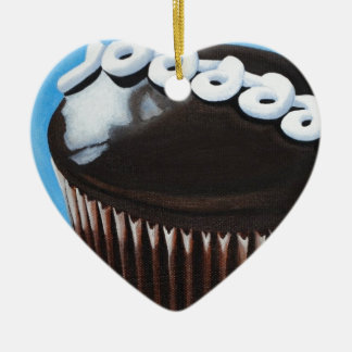 Ornamento De Cerâmica Cupcake da hospedeira