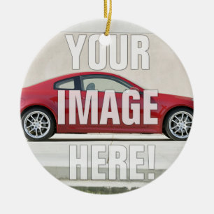 Ornamento De Cerâmica Cupé de Infiniti G35 - adicione sua foto