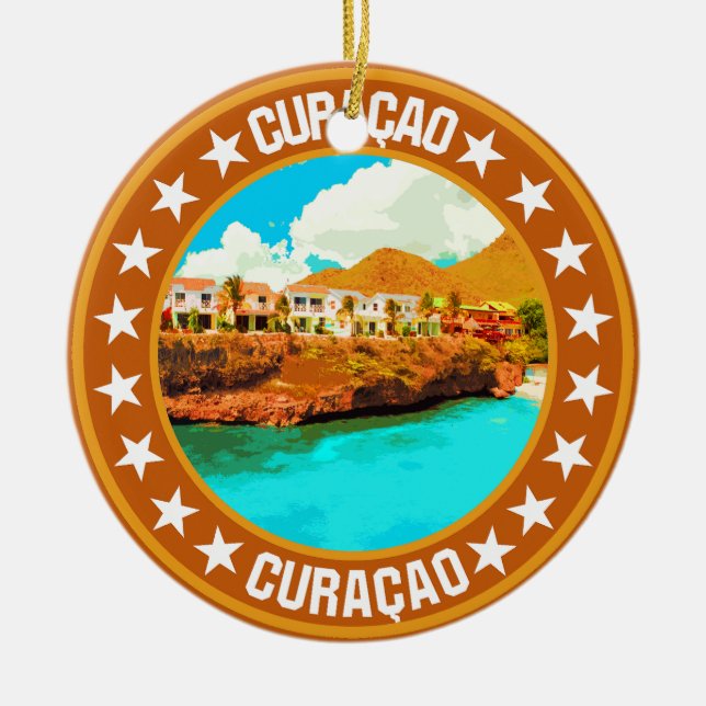Ornamento De Cerâmica Curaçao (Frente)