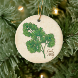 Ornamento De Cerâmica Curly Parsley Ornament