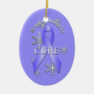 Ornamento De Cerâmica Curva de Natal da Faixa de Sensibilização