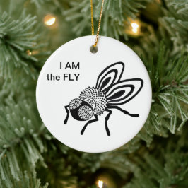 Ornamento De Cerâmica Customizable Ruth Bader Ginsburg Fly Ornament