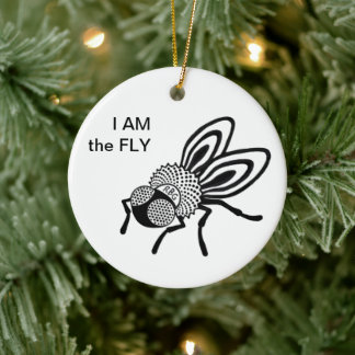 Ornamento De Cerâmica Customizable Ruth Bader Ginsburg Fly Ornament