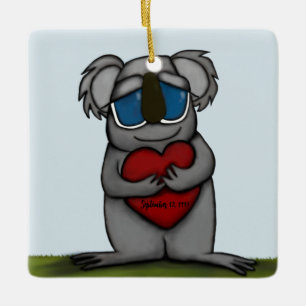 Ornamento De Cerâmica Cute Koala Bear