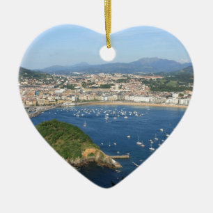 Ornamento De Cerâmica Da espanha Basque do país de San Sebastian opini