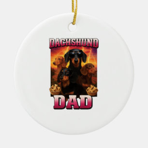 Ornamento De Cerâmica Dachshund