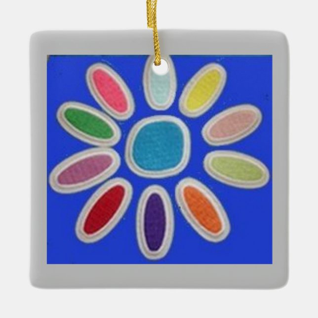 Ornamento De Cerâmica Daisy Scout Cerâmica Ornament (Frente)