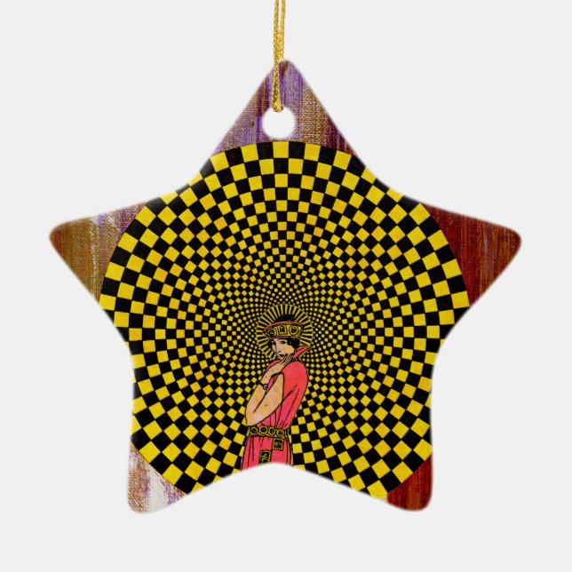 Ornamento De Cerâmica Daliance de Michael Moffa (Frente)