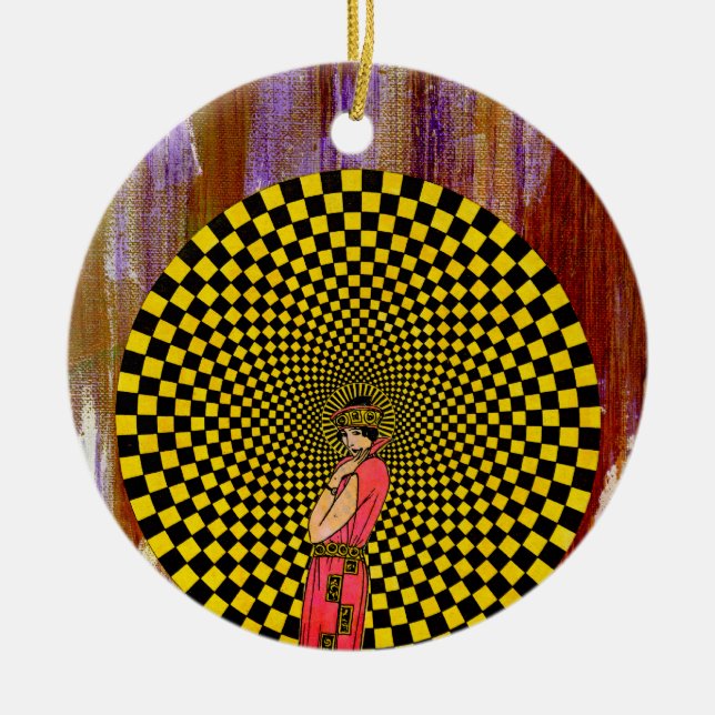 Ornamento De Cerâmica Daliance de Michael Moffa (Frente)