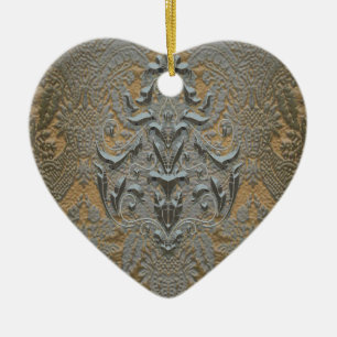 Ornamento De Cerâmica Damasco de Chalchadora
