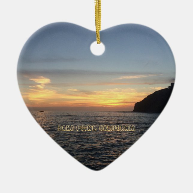 Ornamento De Cerâmica Dana Point, California Ornament (Frente)