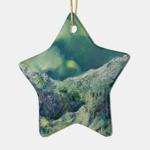 Ornamento De Cerâmica Dança boreal