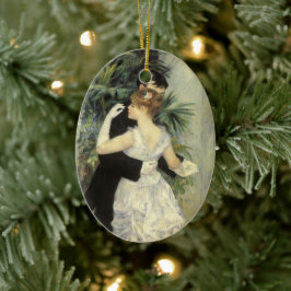 Ornamento De Cerâmica Dança da cidade por Pierre Renoir, Vintage Fine Ar