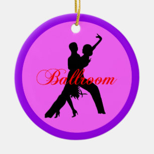 Ornamento De Cerâmica Dança de salão de baile