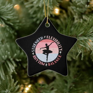 Ornamento De Cerâmica Dançador de Balé Ballerina - Valores de Mindset