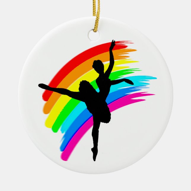 ORNAMENTO DE CERÂMICA DANÇADOR GRACEFUL (Frente)