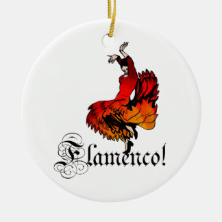 Ornamento De Cerâmica Dançarino do Flamenco