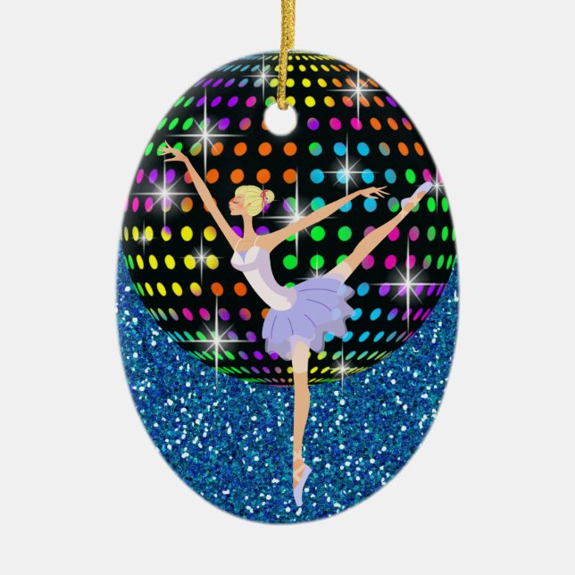 Ornamento De Cerâmica Dance Ballerina - SRF (Frente)