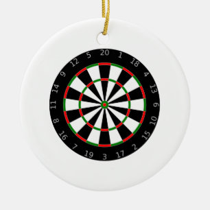 Ornamento De Cerâmica Dartboard