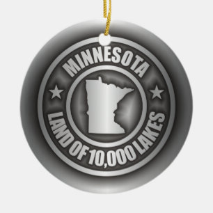 Ornamento De Cerâmica De "ornamento do aço Minnesota"
