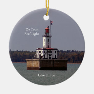 Ornamento De Cerâmica De Tour Reef Light ornnament