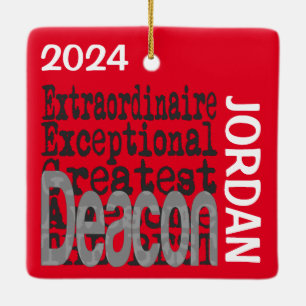 Ornamento De Cerâmica Deacon Extraordinaire CUSTOM