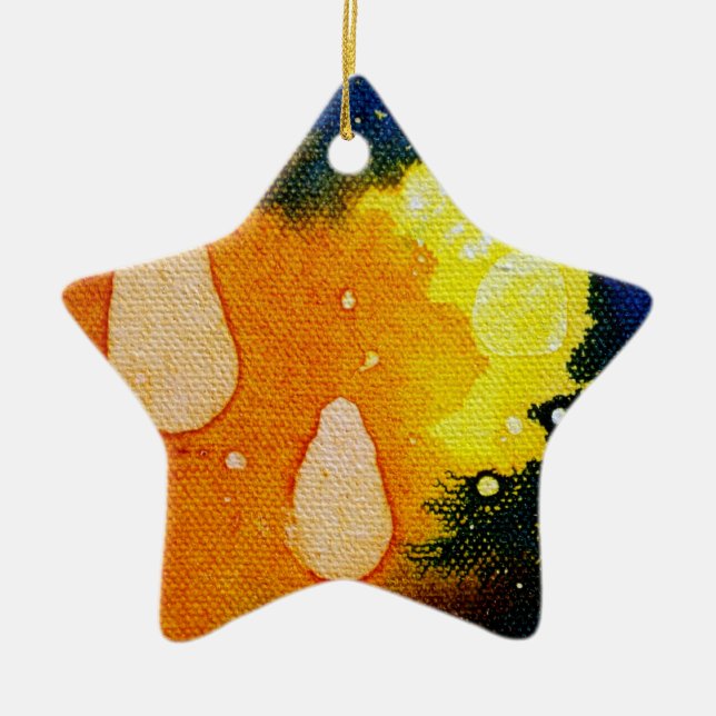 Ornamento De Cerâmica Death Polycromoptic de Michael Moffa (Frente)