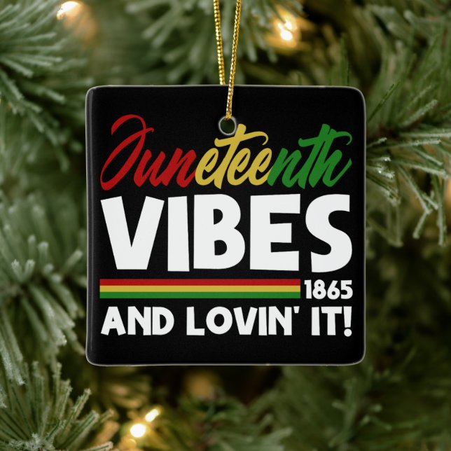 Ornamento De Cerâmica Décima Sétima Víbias - Dia da Liberdade 1865 Histó (Árvore)