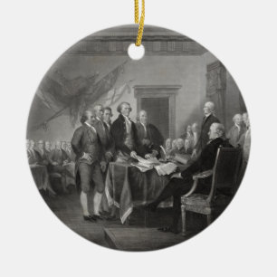 Ornamento De Cerâmica Declaração de independência