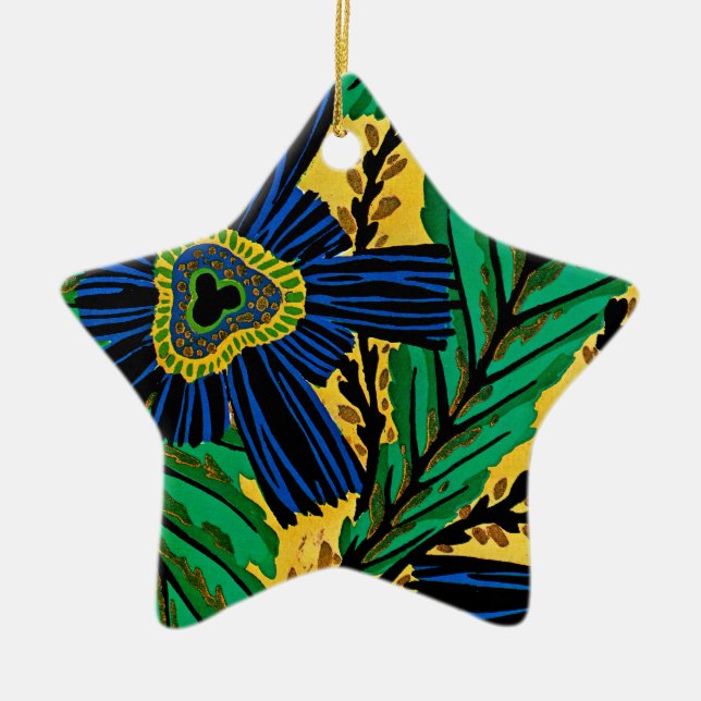 Ornamento De Cerâmica Deco 3 da Arte de Seguy em Emporio Moffa (Frente)