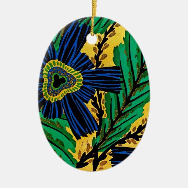 Ornamento De Cerâmica Deco 3 da Arte de Seguy em Emporio Moffa (Frente)