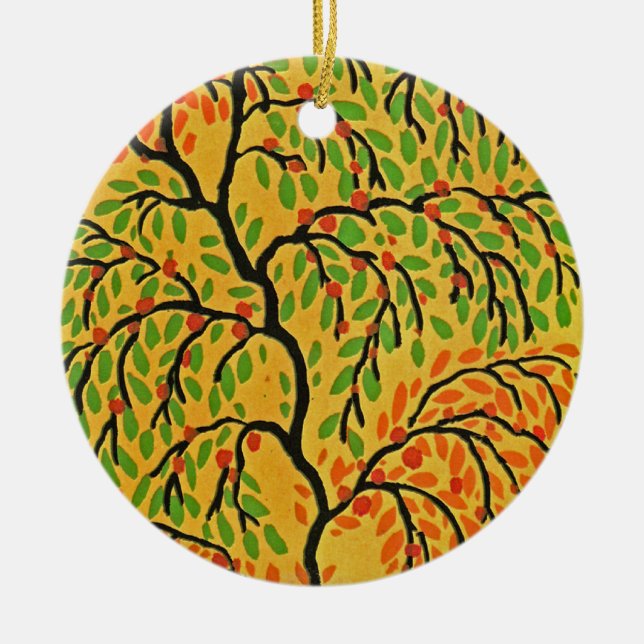 Ornamento De Cerâmica Deco de Arte de Seguy #1 em Emporio Moffa (Frente)