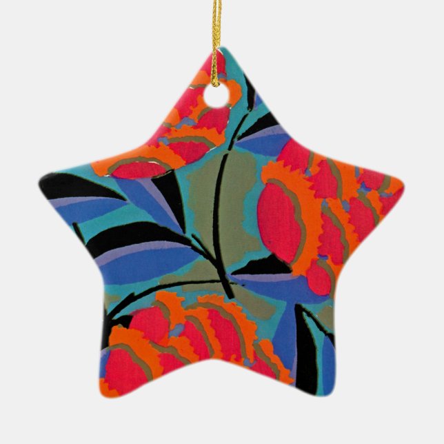 Ornamento De Cerâmica Deco de Arte de Seguy #2 em Emporio Moffa (Frente)