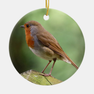 Ornamento De Cerâmica Decoração Cerâmica Robin