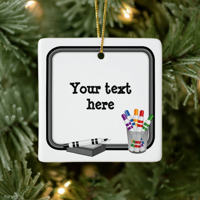 Ornamento De Cerâmica Decoração de Férias, miniquadro (Árvore)