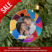 Decoração de Natal Mínima FOTO LGBTQIA do Arco-Íri