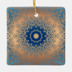 Ornamento De Cerâmica Decoração decorativa arábica de seda de bronze 