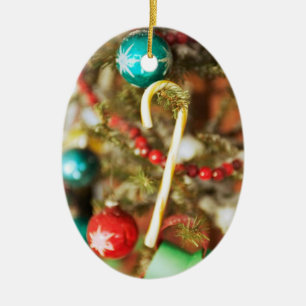 Ornamento De Cerâmica Decorações de Natal de Imagens Personalizáveis