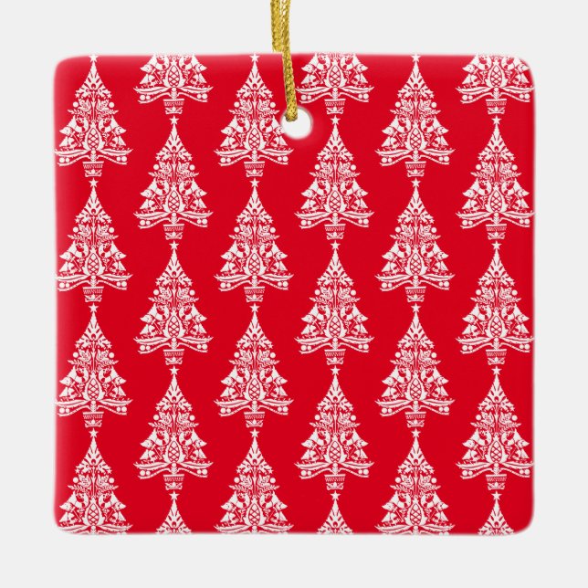 Ornamento De Cerâmica Decorações de Natal Tradicionais Escandinavas (Frente)