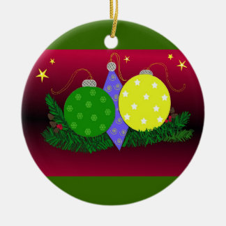 Ornamento De Cerâmica Decorações Festivas de Natal