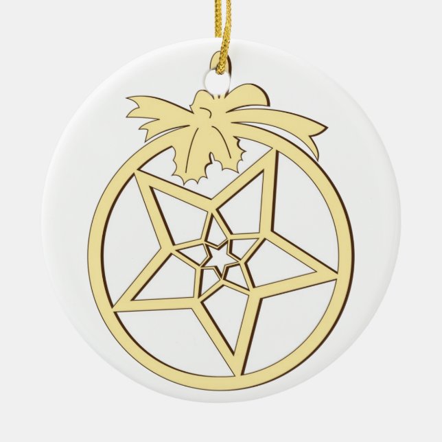 Ornamento De Cerâmica Décoration de Noël à suspendre (Frente)