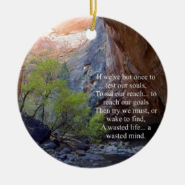 Ornamento De Cerâmica Definição de Objetivos Inspirativos