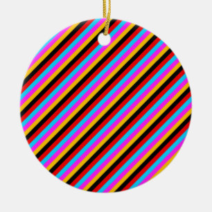 Ornamento De Cerâmica Degraus Diagonais 04