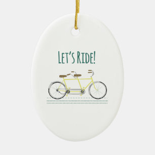 Ornamento De Cerâmica Deixa o passeio