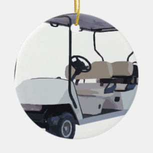 Ornamento De Cerâmica Deixe-nos ir Golfing