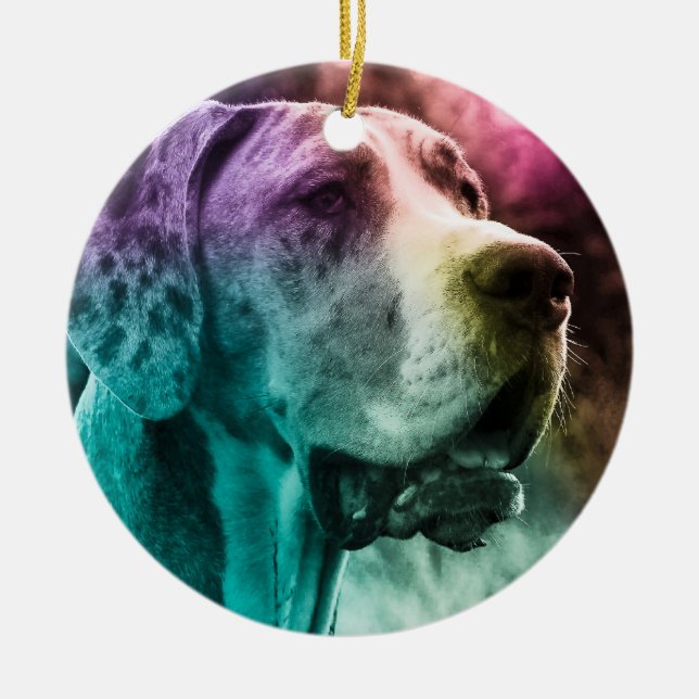 Ornamento De Cerâmica Dekodoggen (Frente)