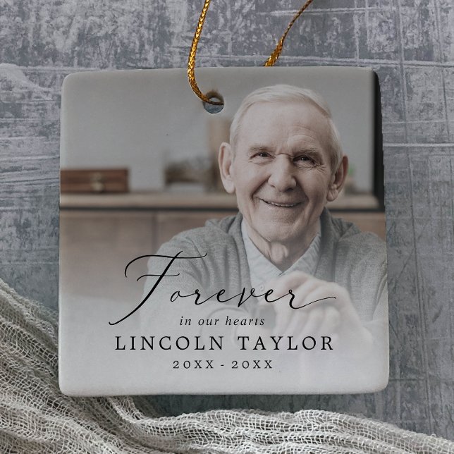 Ornamento De Cerâmica Delicar Para Sempre No Memorial Do Avô (Criador carregado)