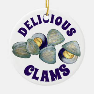 Ornamento De Cerâmica Delicioso New England RI Steamed Clambake