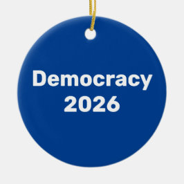 Ornamento De Cerâmica Democracia Eleições Intermediárias de 2026