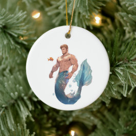 Ornamento De Cerâmica Denominação Merman - Rabilho